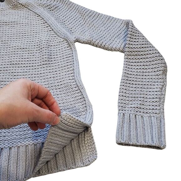 Banana Republic Wool Blend Knit Pullover Sweater Size M Womens Rib Stitch - Picture 6 of 7